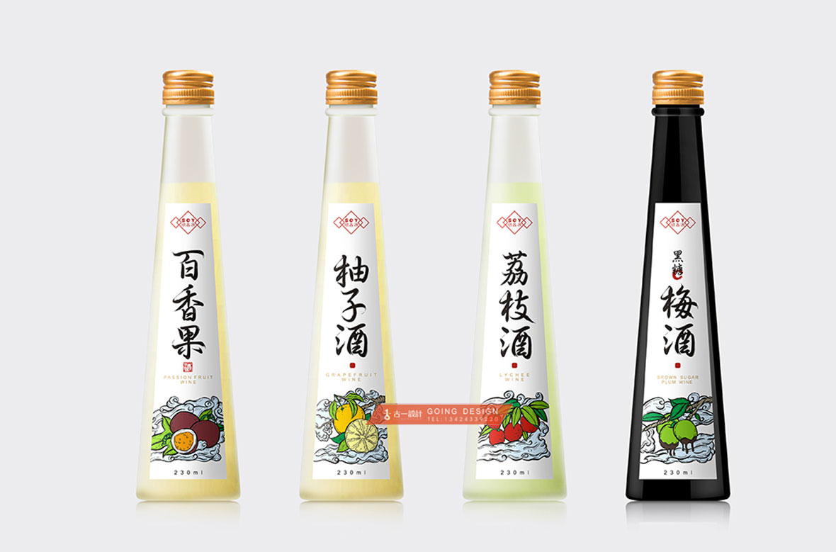 果酒红酒包装设计,果酒礼盒包装设计创意