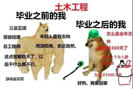 土木工程提桶跑路什么梗,土木专业破局