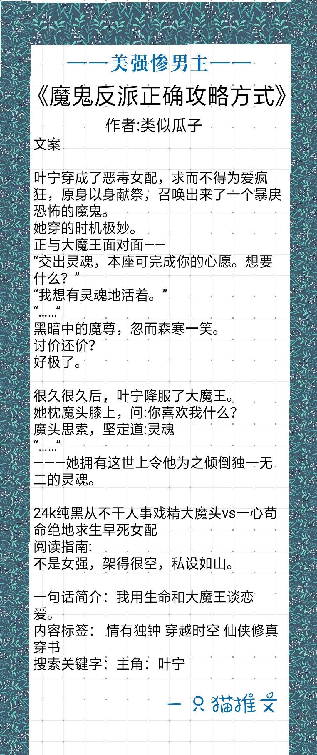 男主美强惨被女主救赎,男主美强惨女主治愈系的小说