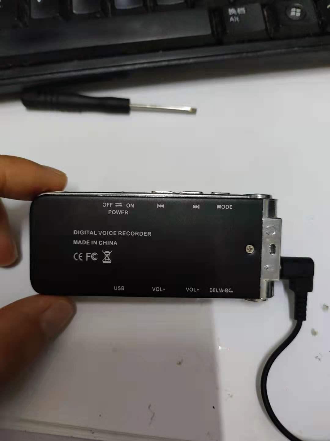 索尼录音笔拆解视频,清华同方录音笔拆解