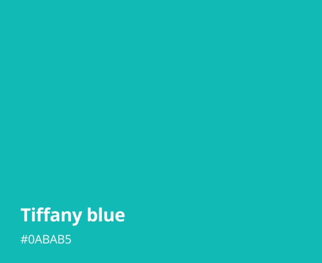 焕彩蒂芙尼蓝,蒂芙尼蓝配色大全
