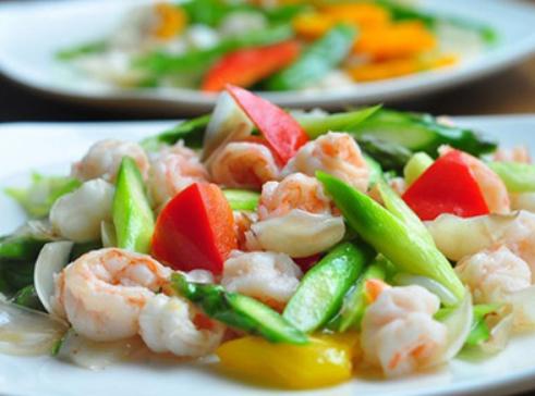 孕期芦笋炒肉的最佳做法,芦笋炒大虾的做法窍门视频教程