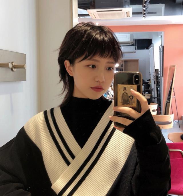 不挑脸型的霸气刘海,不挑脸型的法式空气刘海锁骨发