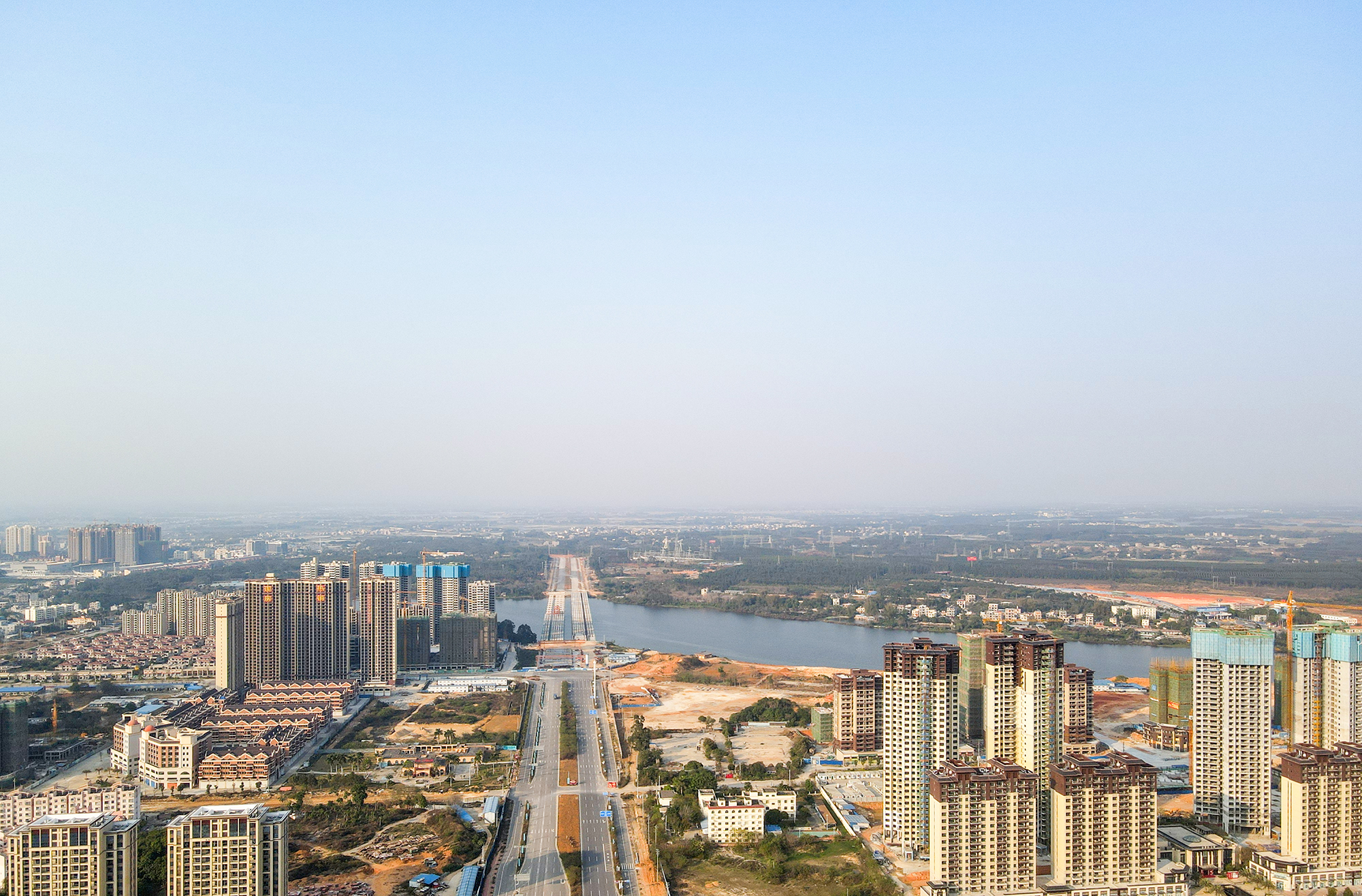 广西合浦县城航拍视频,合浦县最新航拍