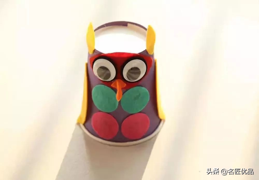 用两个纸杯手工制作纸杯娃娃,纸杯手工制作大全幼儿园手工