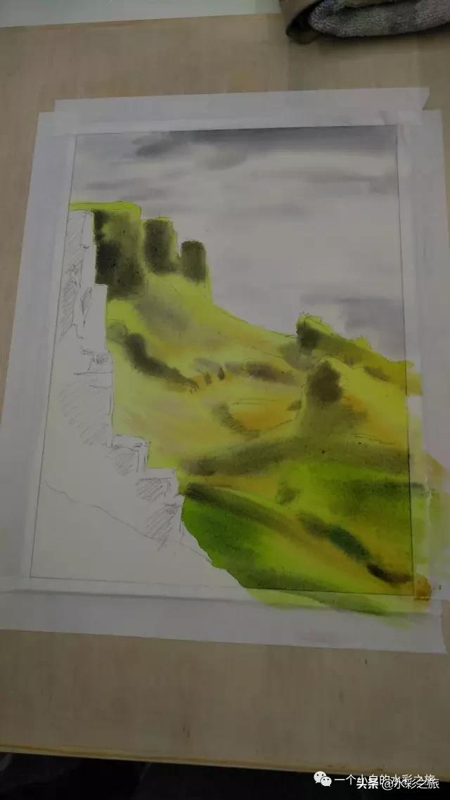 水彩画风景简单入门教程,水彩入门必学500例风景篇教程