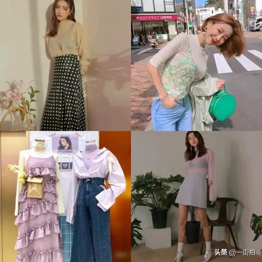 日系温柔风针织衫怎么搭配,日系优雅大方的针织衫穿搭