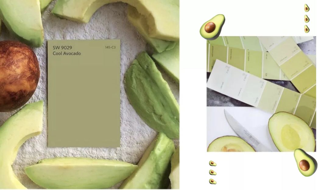 清透显白裸色,清新显白的牛油果绿