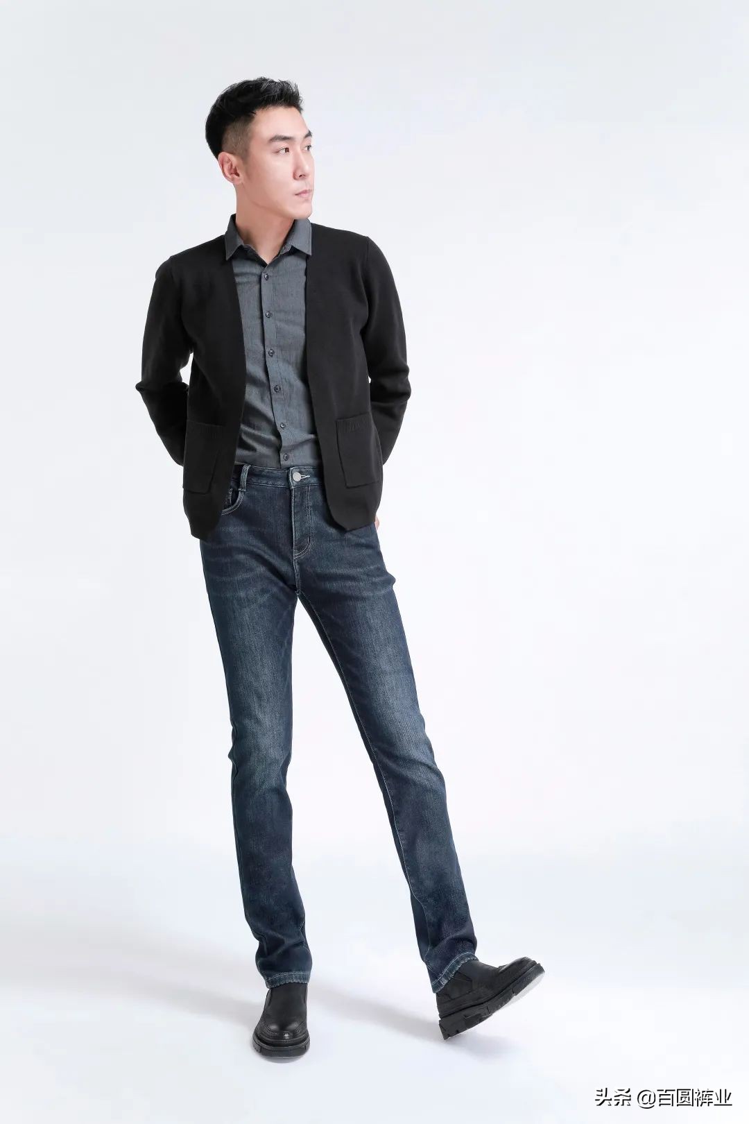 百圆裤业冬季裤子图片,百圆裤业格子裤冬款