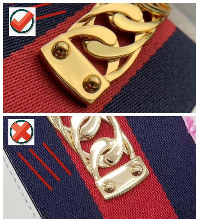 奢侈品鉴定gucci1995,gucci女包sylvie真假辨别