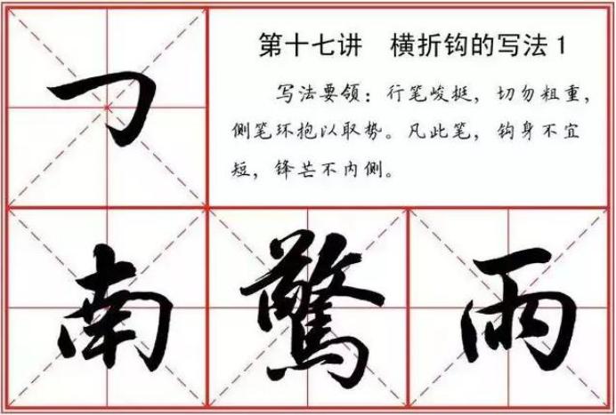 行书22个笔画怎么写,行书22个基本笔法