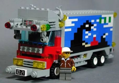 外国老哥拼乐高人,外国老哥玩乐高