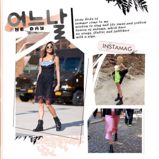 2022年最流行马丁靴穿搭,马丁靴的时髦穿搭