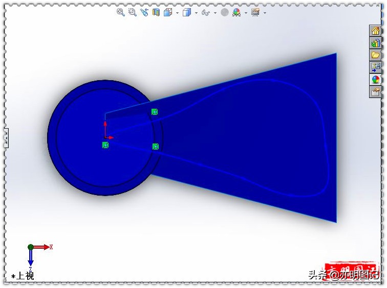 草图圆周阵列solidworks,阐述风扇叶片三维模型的绘制思路