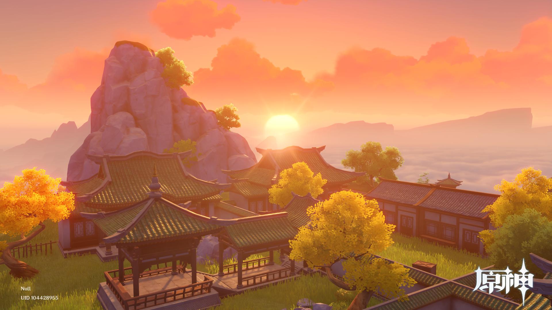 原神：翠黛峰璃月生态规划之园林主宅区——中式园林，一镜到底