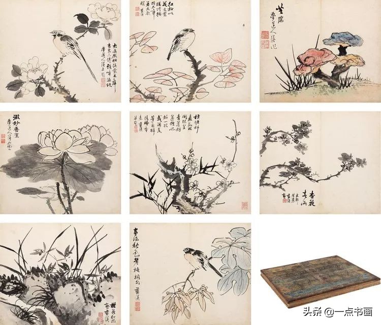 明画家蓝瑛溪山幽居图,明蓝瑛山水画全集