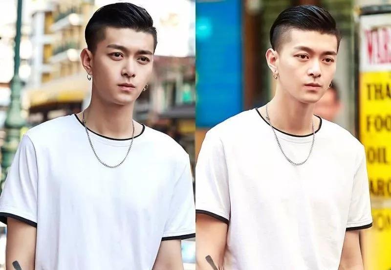 男士带刘海的侧分短发,男士短发还是有刘海好看