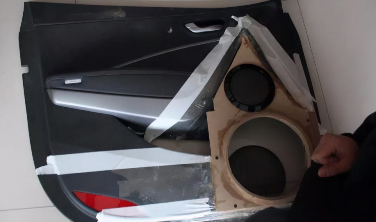 汽车音响cd倒模制作教程,不拆车简易汽车音响倒模教程图解