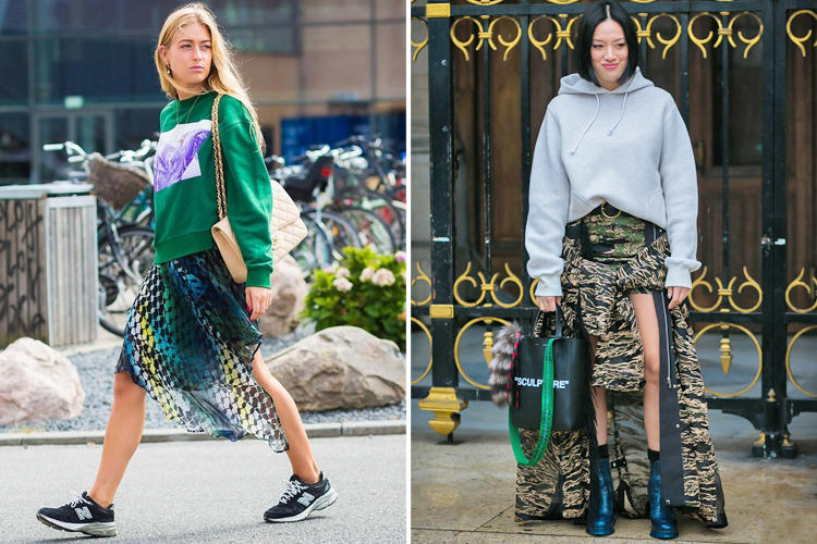 卫衣联名款有哪些,卫衣和裙子搭配层次感