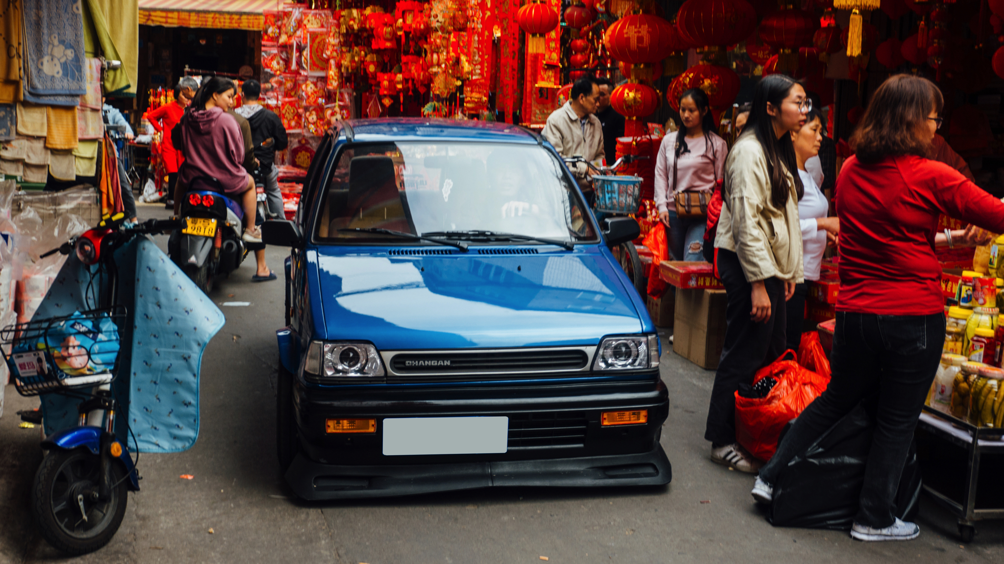 铃木奥拓自己买改装件,一万内铃木奥拓