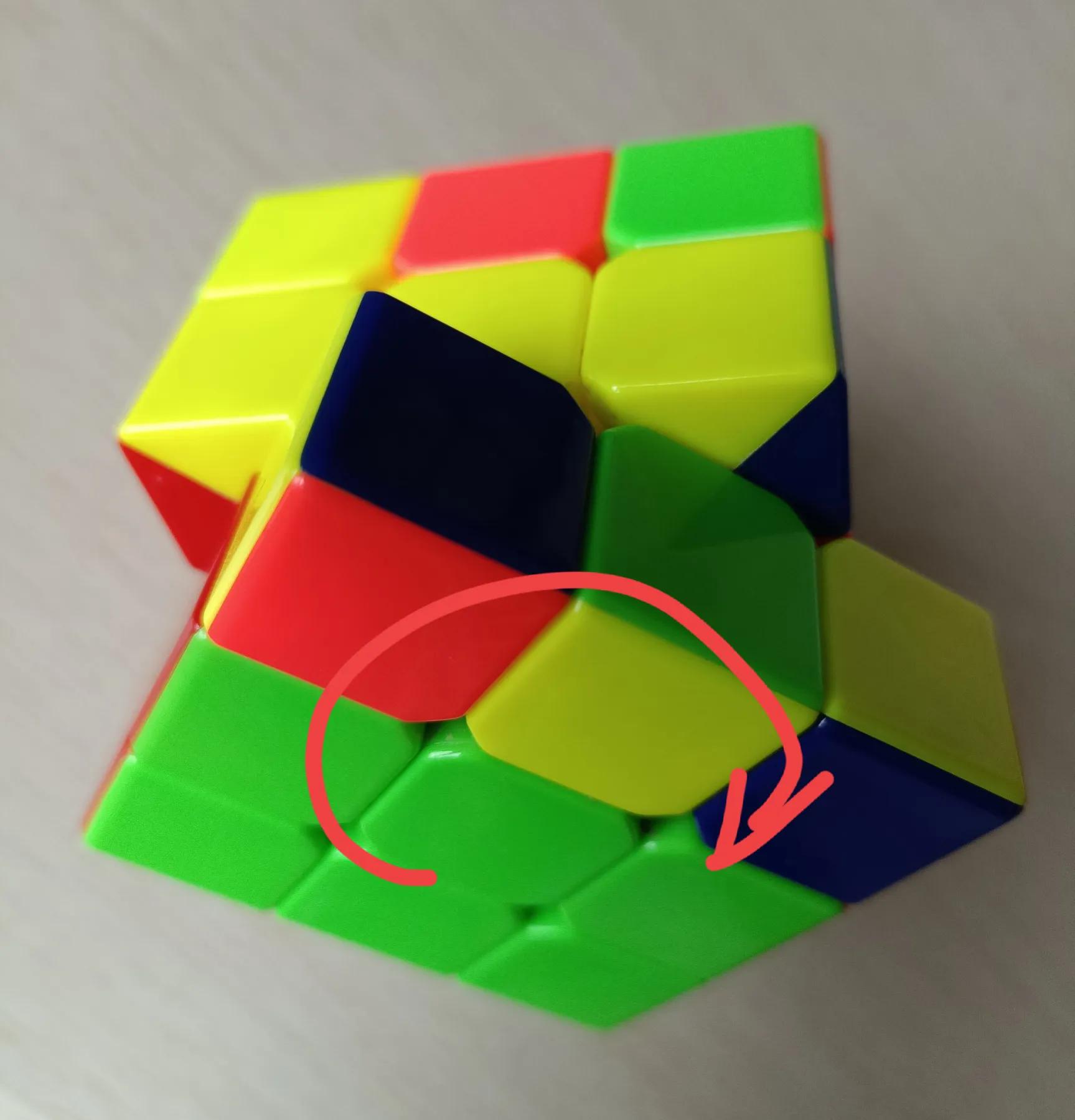 三阶魔方cfop复原法,魔方三阶黄色十字架复原