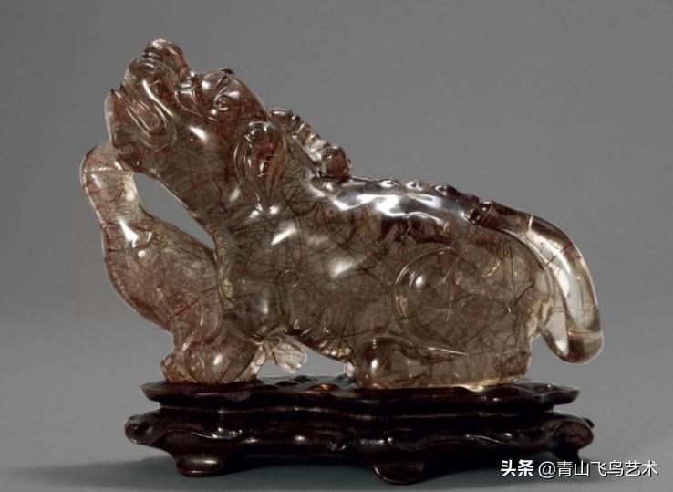 黄水发晶精品,绿发晶艺术品珍藏品图片