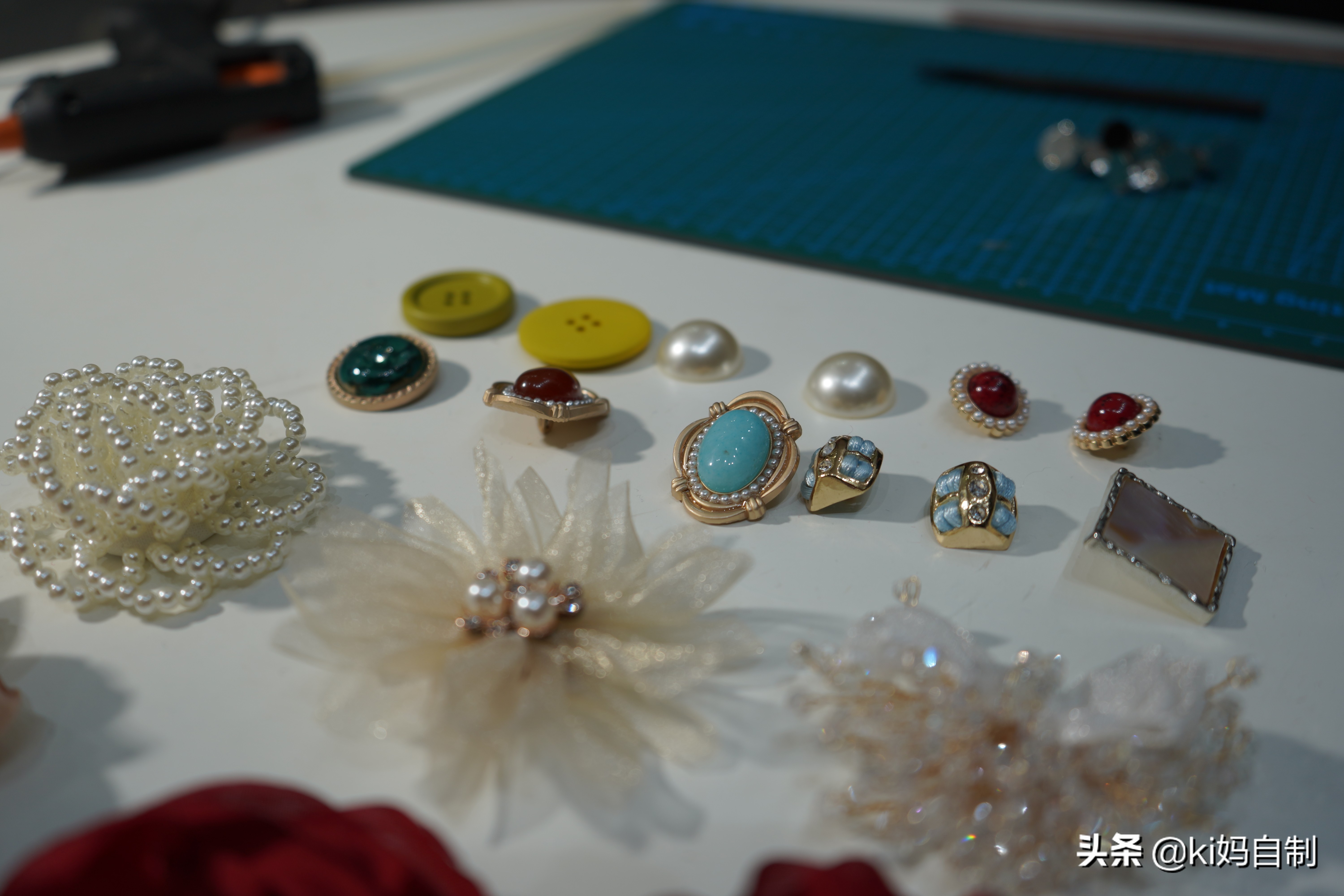 简单手工手残党都能做,手残党也能做的无洞耳环