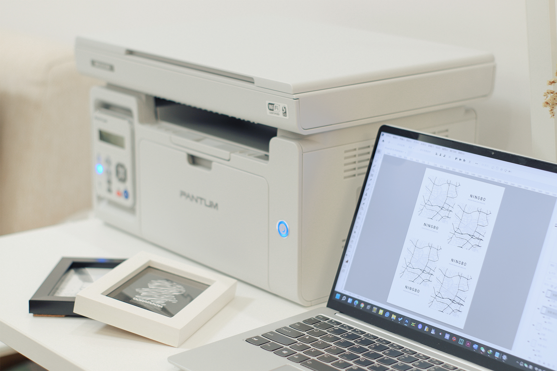 奔图m6518nw怎么打印照片,奔图m6202nw打印机电脑打印教程