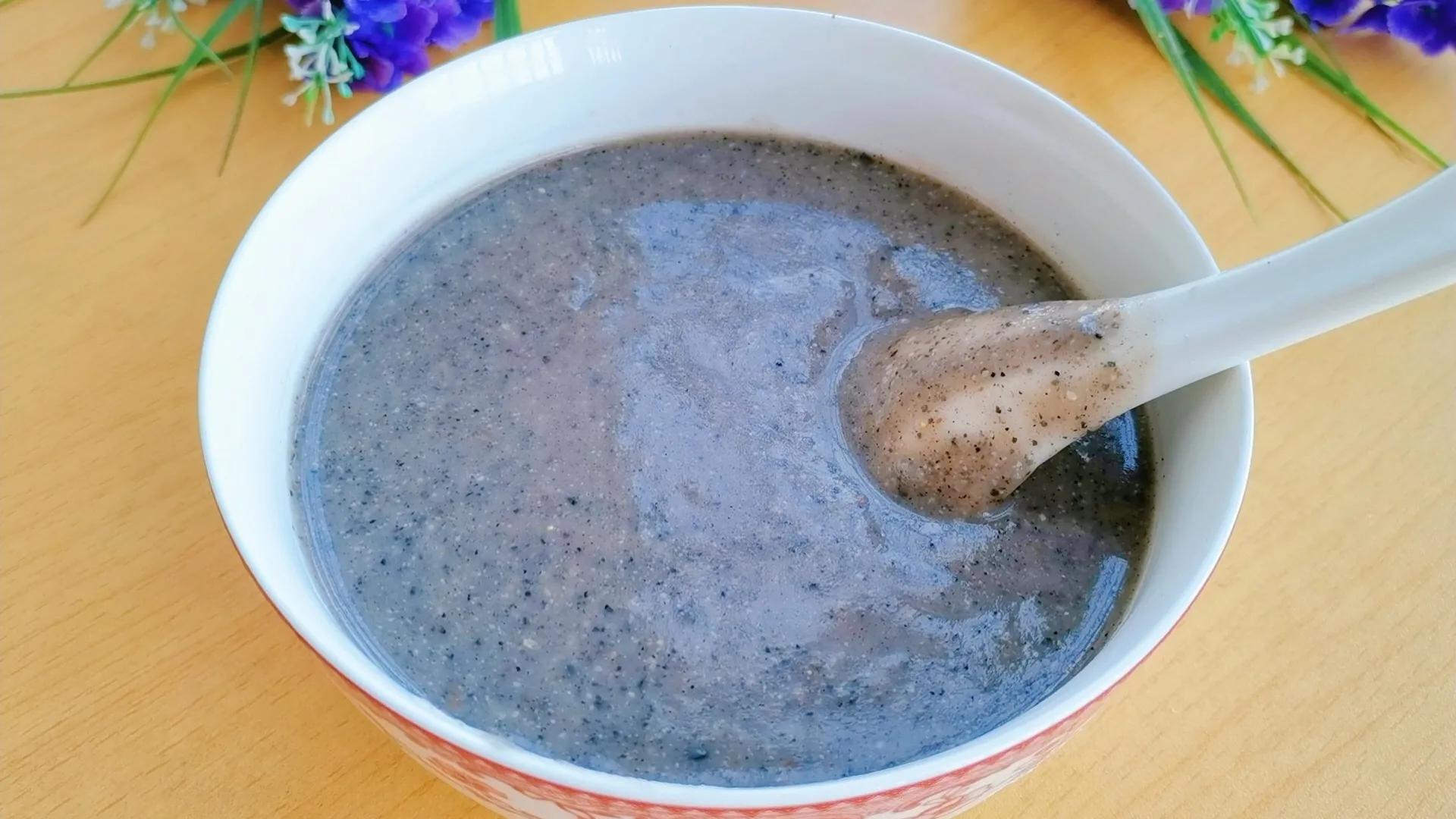 营养早餐冲泡芝麻糊,自制芝麻糊粉怎么吃不伤胃