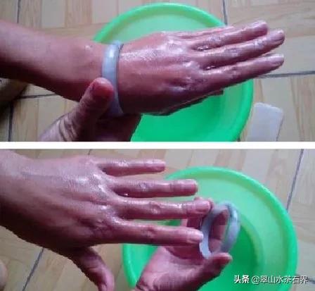 翡翠手镯取不下来怎么弄成两半,翡翠手镯取不下来怎么砸