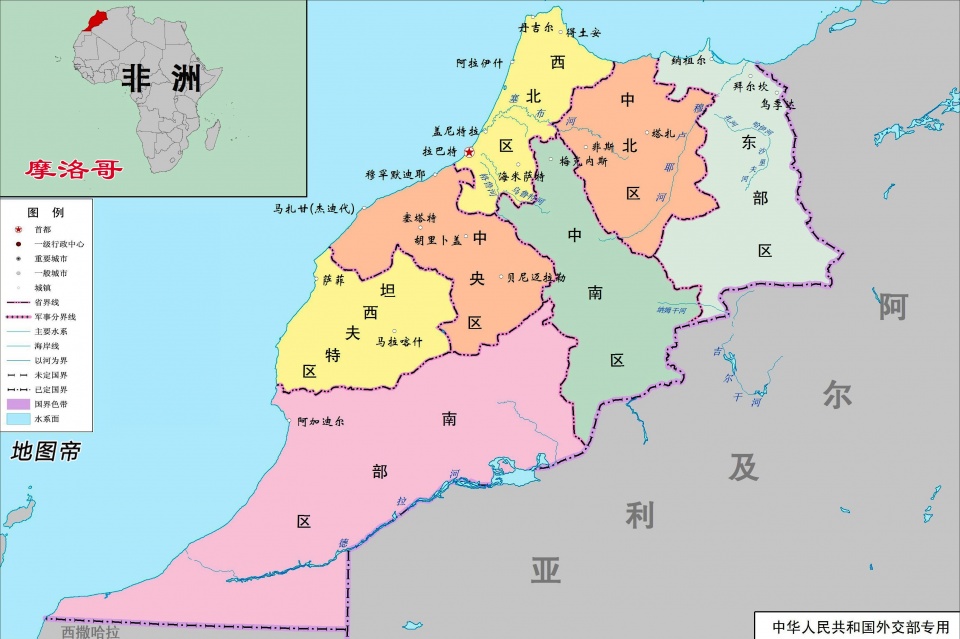 为什么摩洛哥是一个假的非洲国家?几乎没有黑人