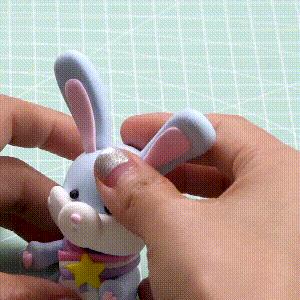 轻黏土可爱又简单的捏法,做一个简单可爱的小萌物用粘土捏