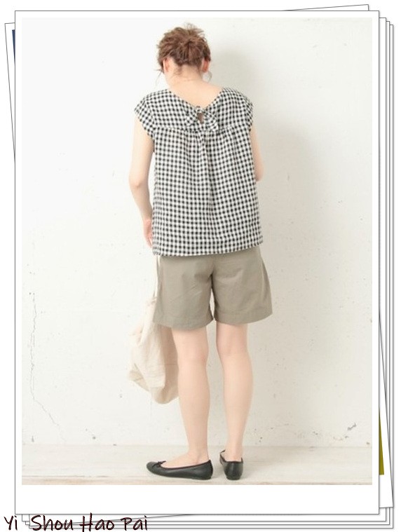 夏季格子衬衫搭配50岁,新款格子衬衫时尚潮流穿搭