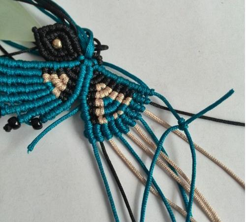 编蝴蝶绳教程,5号线绳编蝴蝶教程大全
