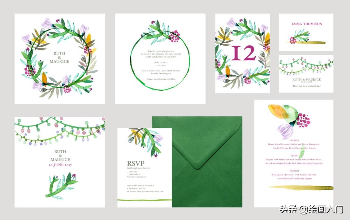 民族风插画简单又漂亮 (适合手绘的现代中国风插画)