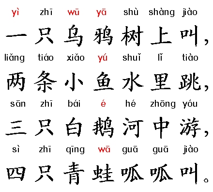 汉语拼音字母表口诀歌,巧记汉语拼音口诀大全