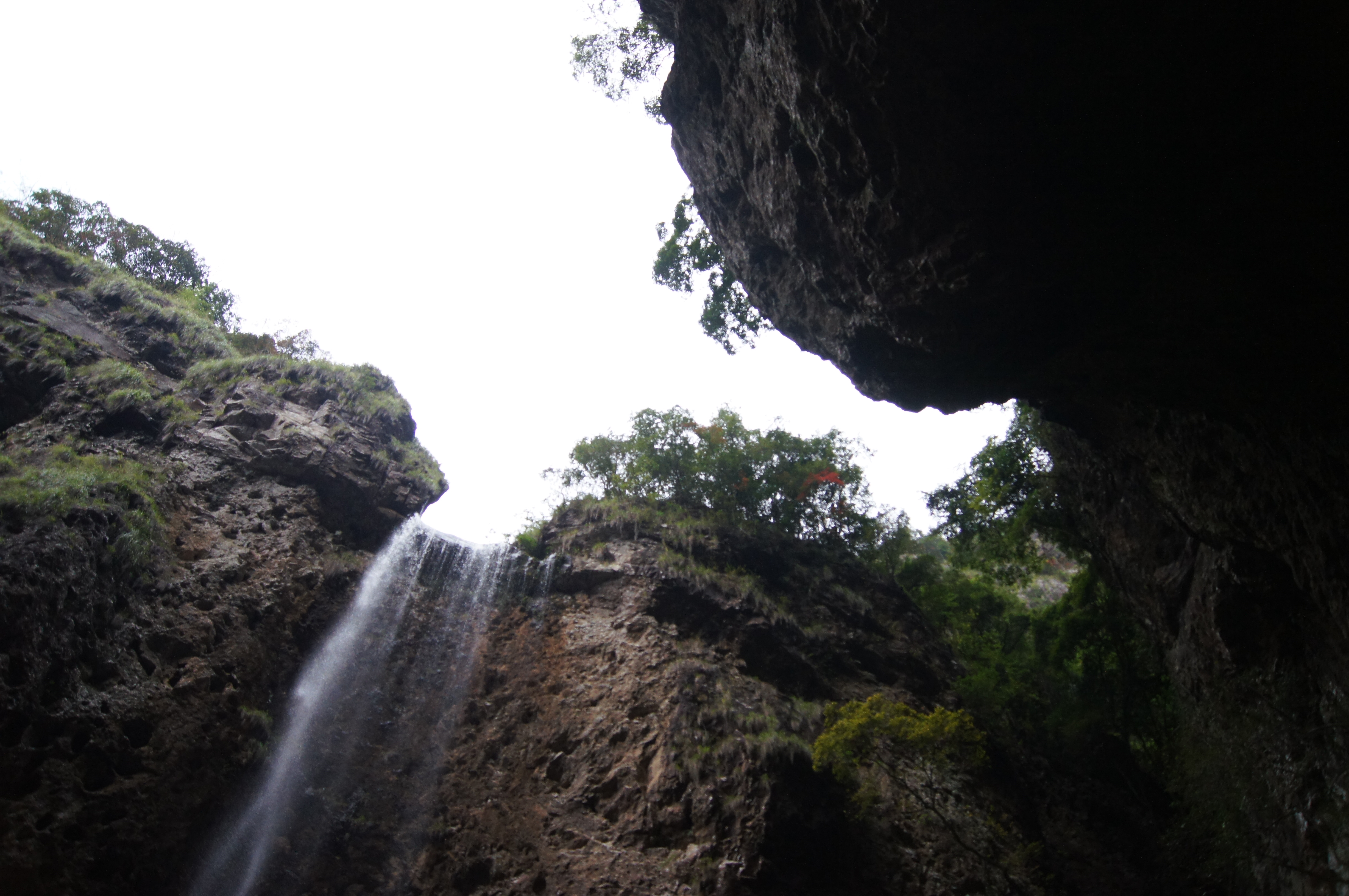 永泰百漈沟瀑布航拍,永泰百漈沟瀑布群