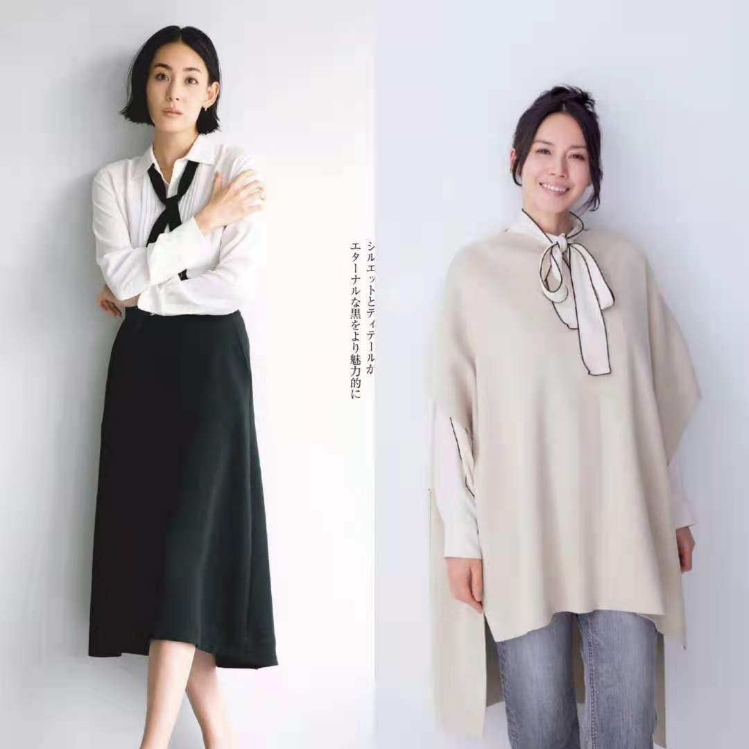 飘带白衬衣怎么穿出高级感,夏季百搭衬衫气质设计感高端