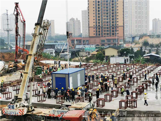 国企担当广西建工一建火速攻坚广西版“火神山医院”