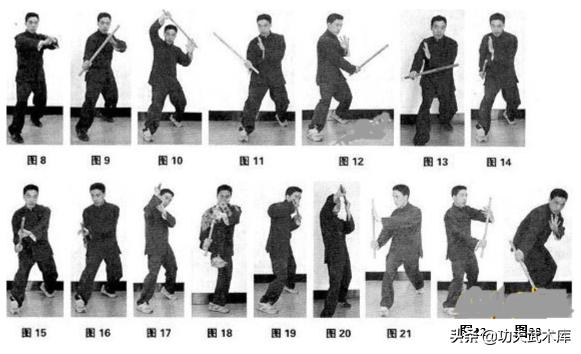 咏春拳六点棍法视频,咏春拳短棍慢动作视频