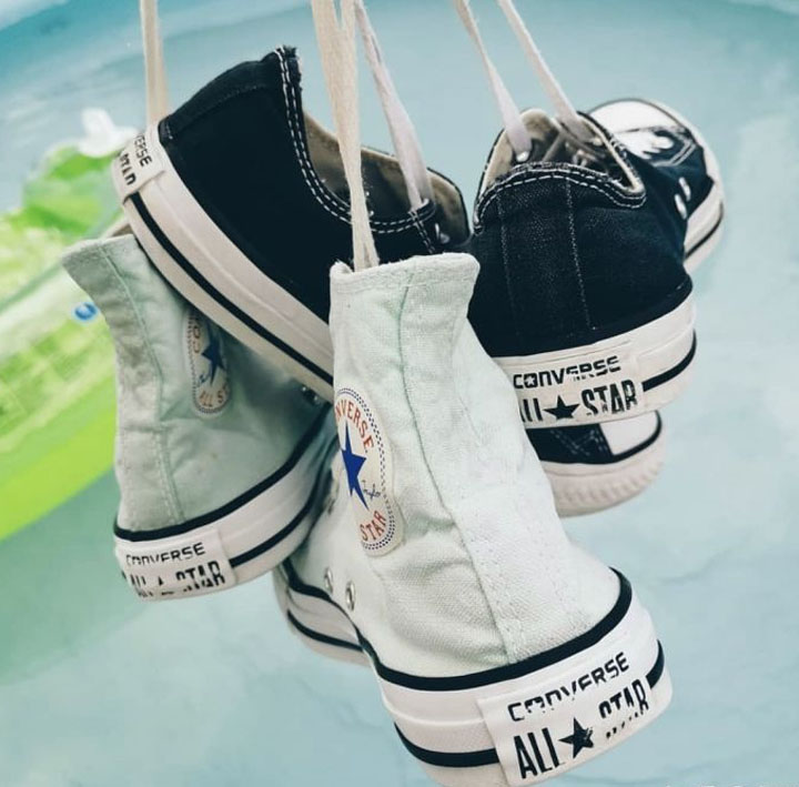 匡威帆布鞋为什么有的上脚很难看,不开胶帆布鞋