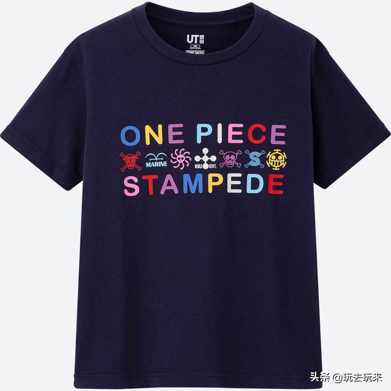 优衣库海贼王50周年短袖,优衣库海贼王联名2022搭配