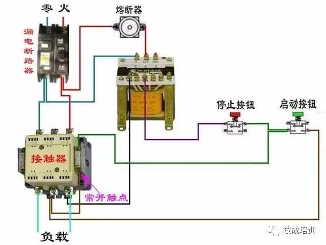 11种断路器接触器电气互锁接线图,交流接触器和断路器的接线图