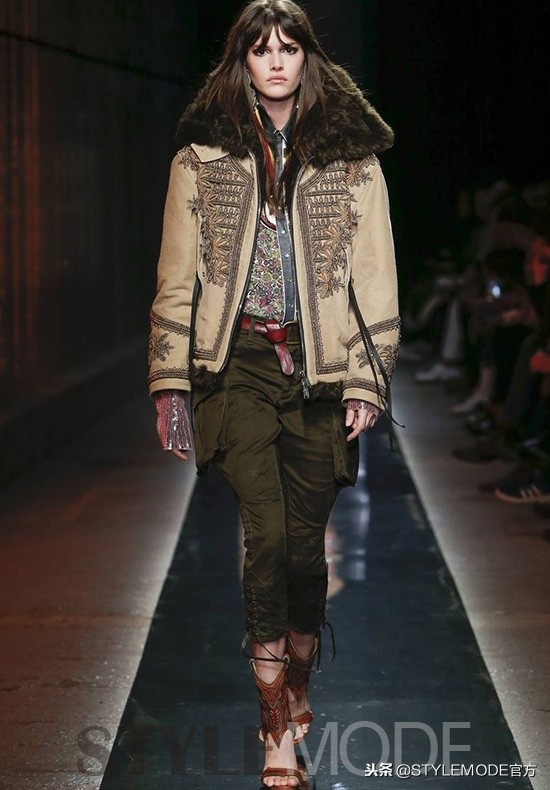 立领复古冬季机车夹克,冬季保暖机车夹克套装时髦搭配