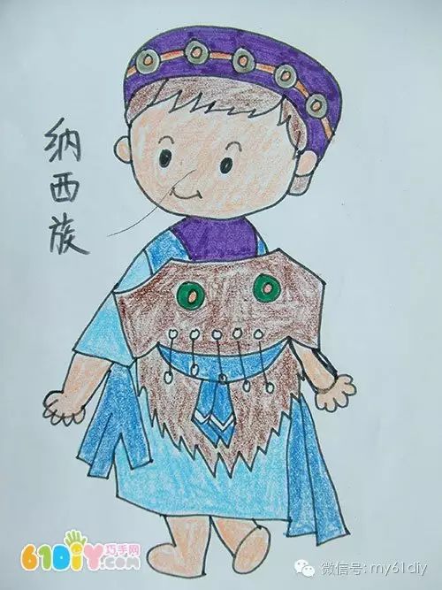各族儿童简笔画的图片,56民族儿童简笔画大全