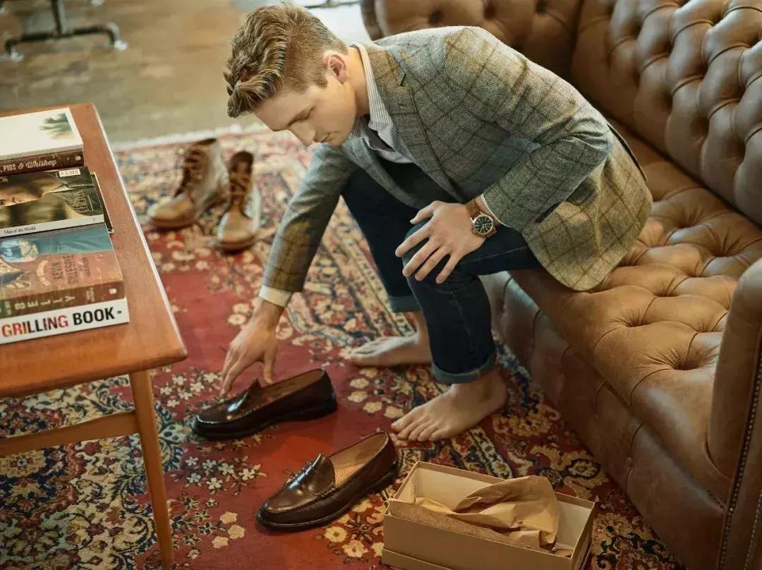 乐福鞋男士搭配牛仔裤可以吗,男士乐福鞋穿搭教学