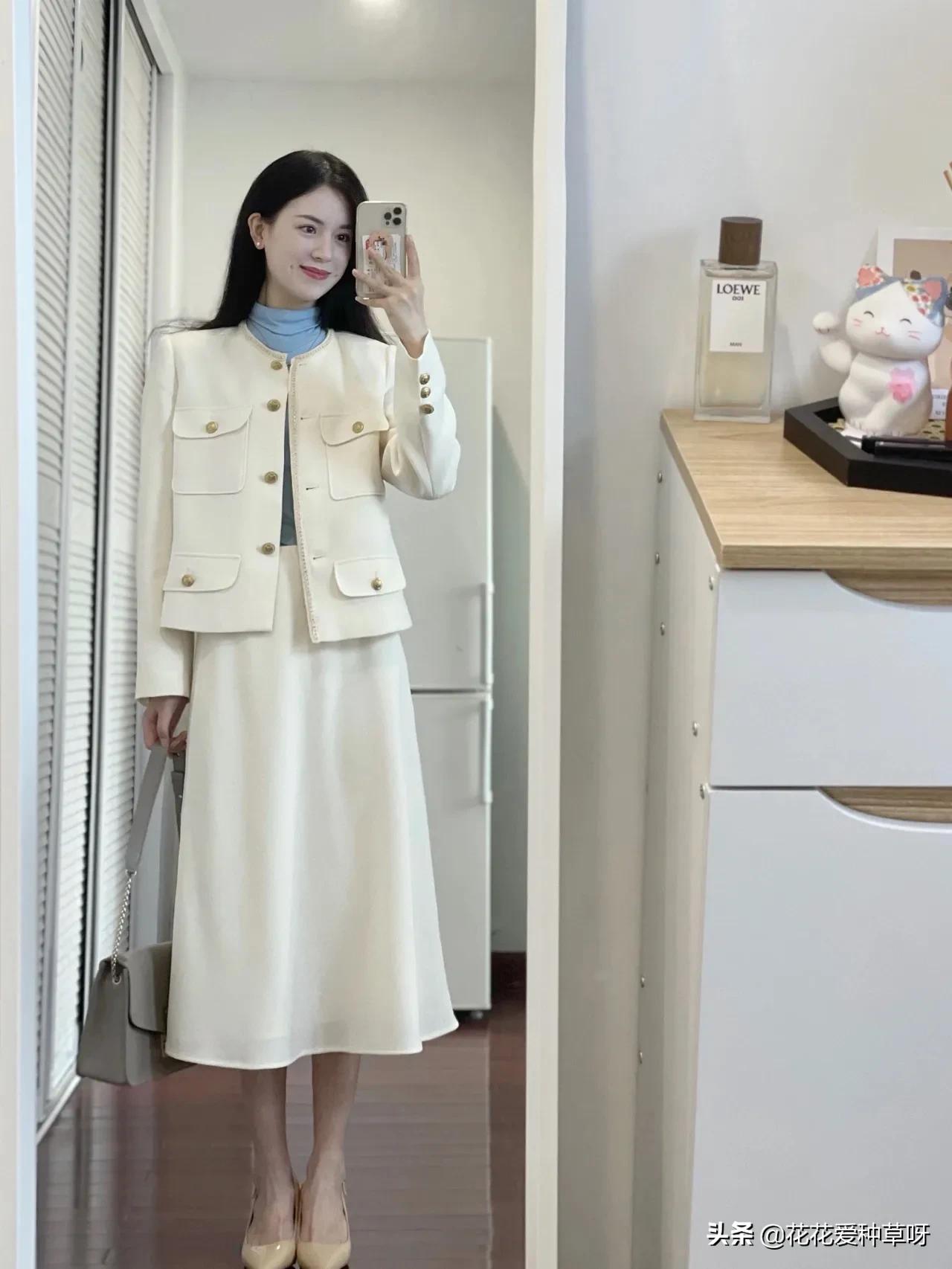 初秋韩国温柔风小姐姐穿搭,深秋成熟韩系穿搭女士