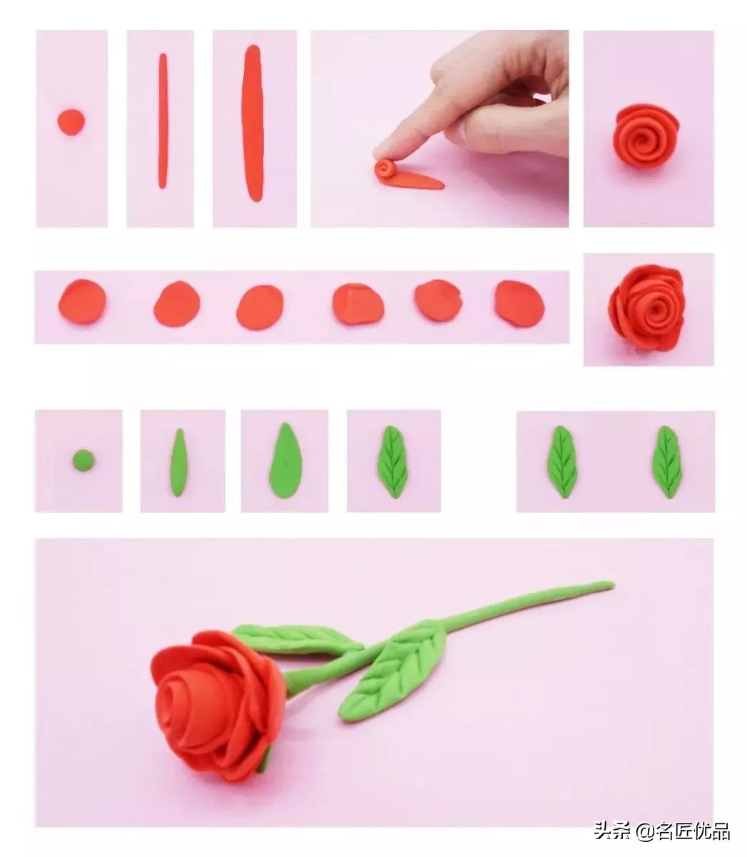 好玩又好看的粘土手工,简单的国庆粘土手工方案