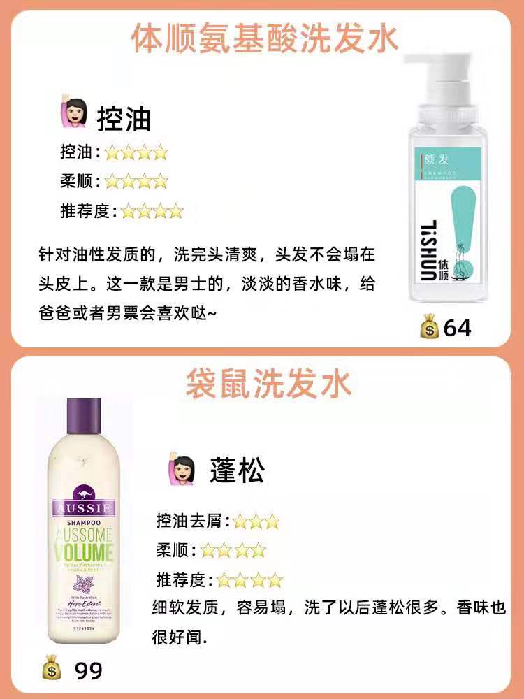 施华蔻8金洗发水测评,8大网红洗发水测评