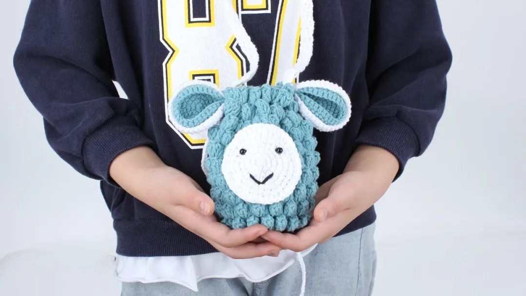 小绵羊收纳袋,小绵羊束口包教程